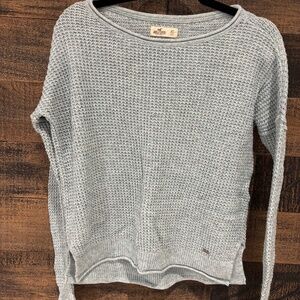 XS Hollister light blue light knit sweater